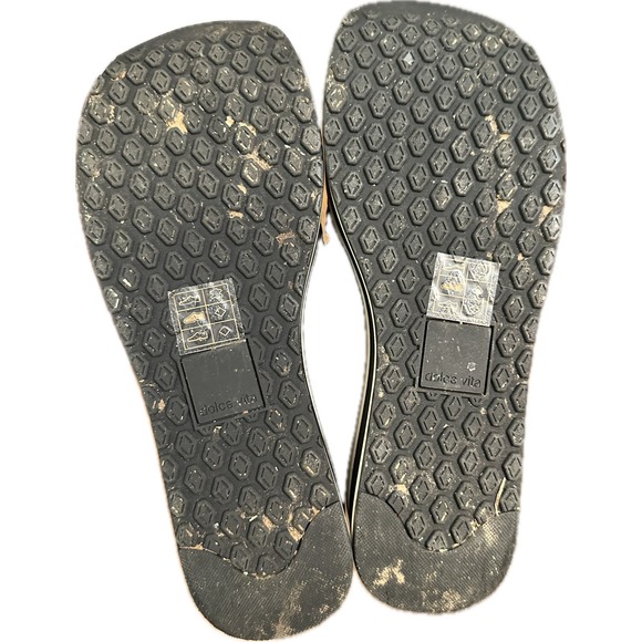 Dolce Vita Jhenee Perforated Platform Sneakers Loafers Size 8 Black Onyx Suede - Picture 4 of 4